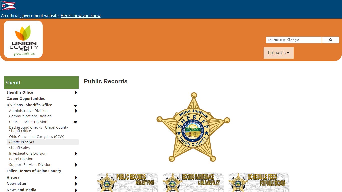 Union County, Ohio - Public Records